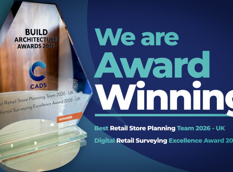 CADS BUILD Architecture Awards 2026 winner – retail planning and surveying