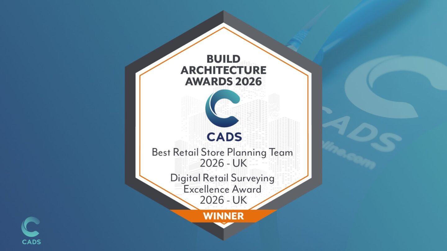 CADS BUILD Architecture Awards 2026 winner – retail planning and surveying