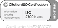 Citation ISO27001 Certificate